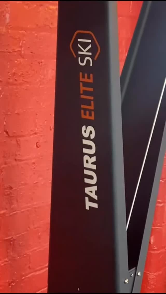 A brand new Taurus Elite ski machine on the gym floor